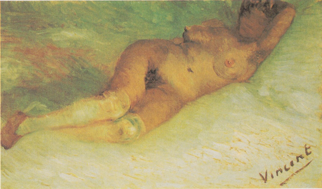 Leżąca naga kobieca autorstwa Vincent van Gogh