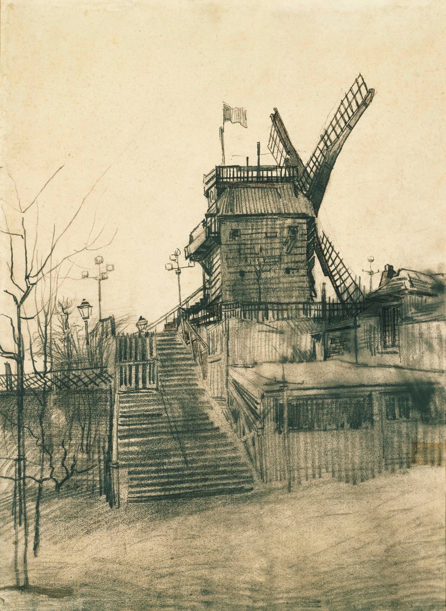 Moulin de la Galette autorstwa Vincent van Gogh