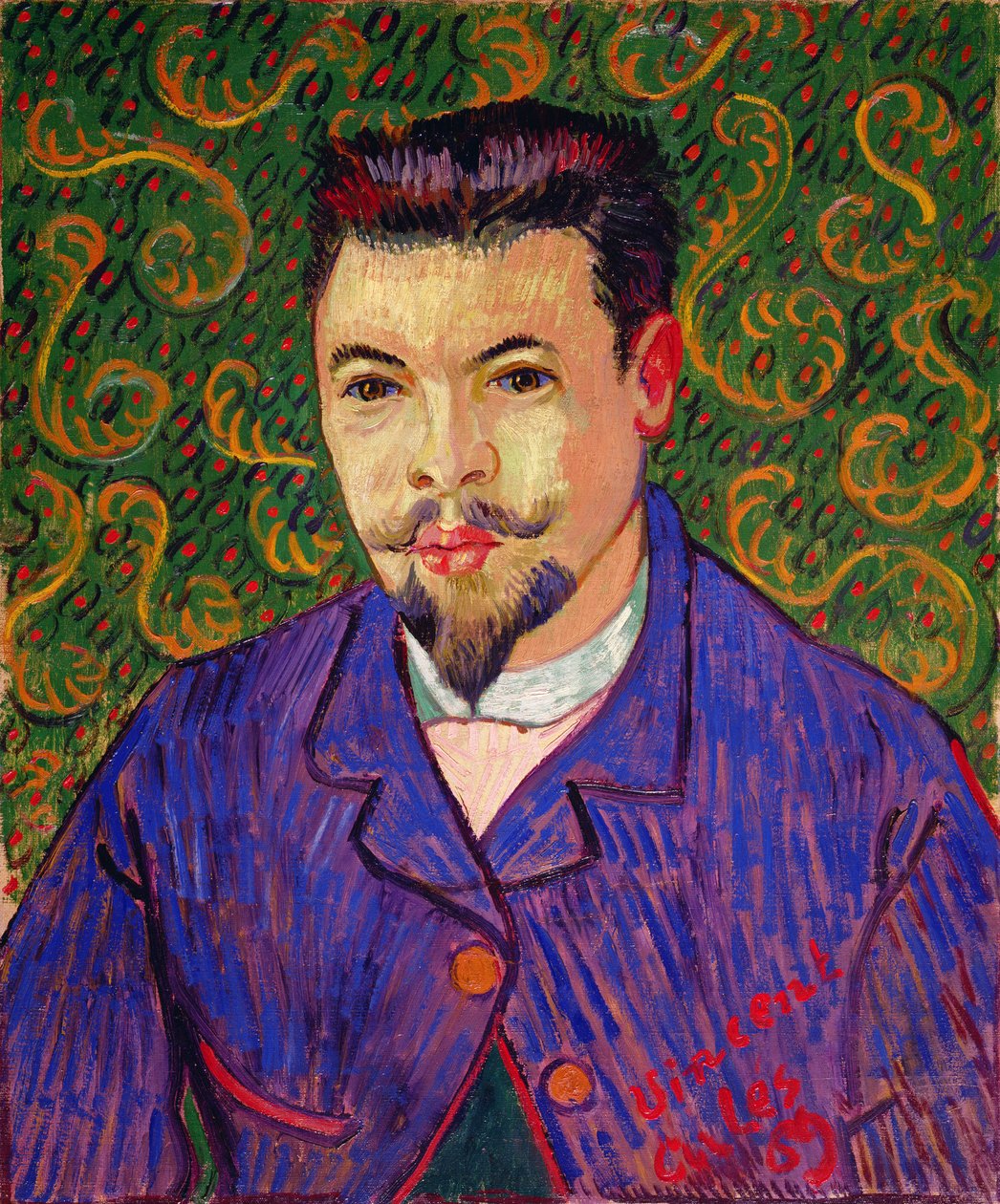 Portret dr Felixa Reya, 1889 autorstwa Vincent van Gogh