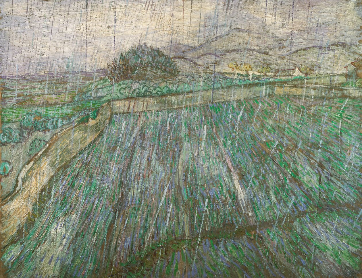 Deszcz autorstwa Vincent van Gogh