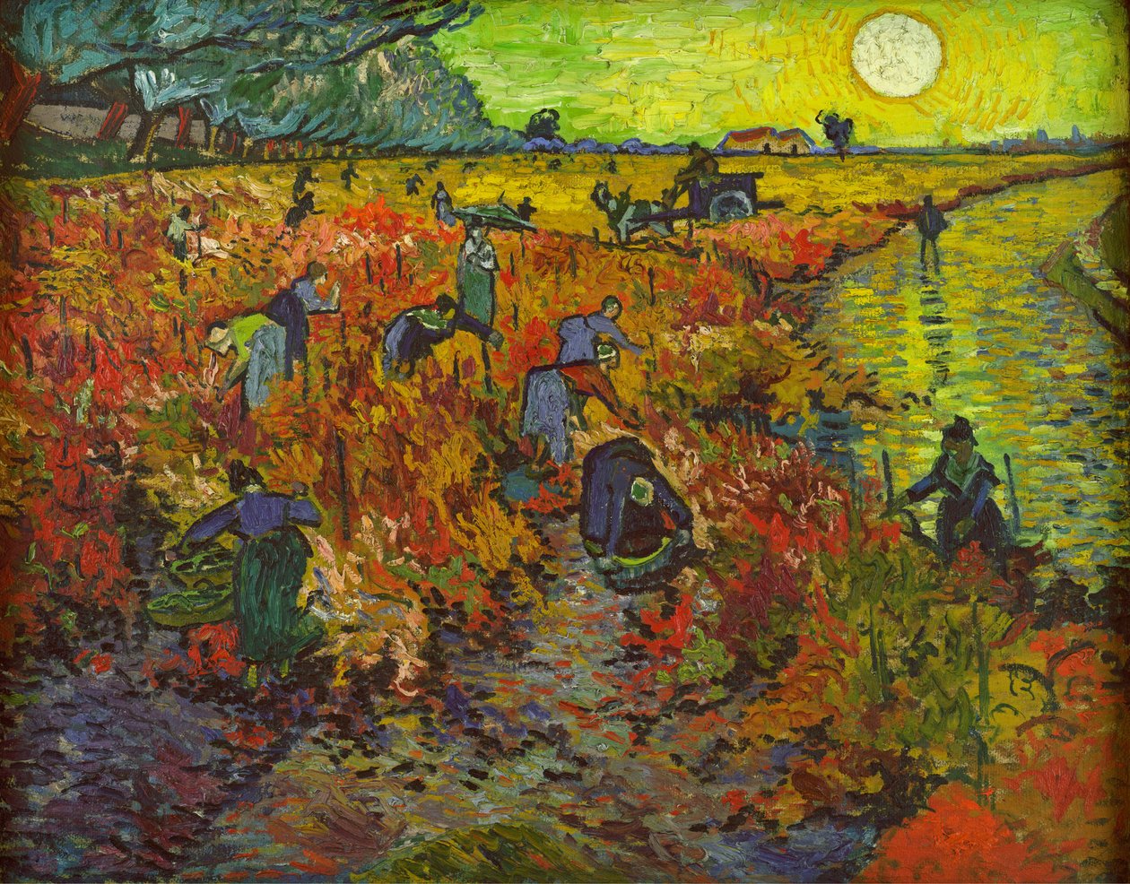 Czerwona Winnica w Arles autorstwa Vincent van Gogh