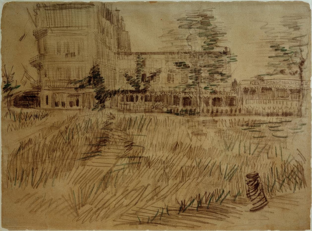 Restauracja De la Sirène w Asnières autorstwa Vincent van Gogh