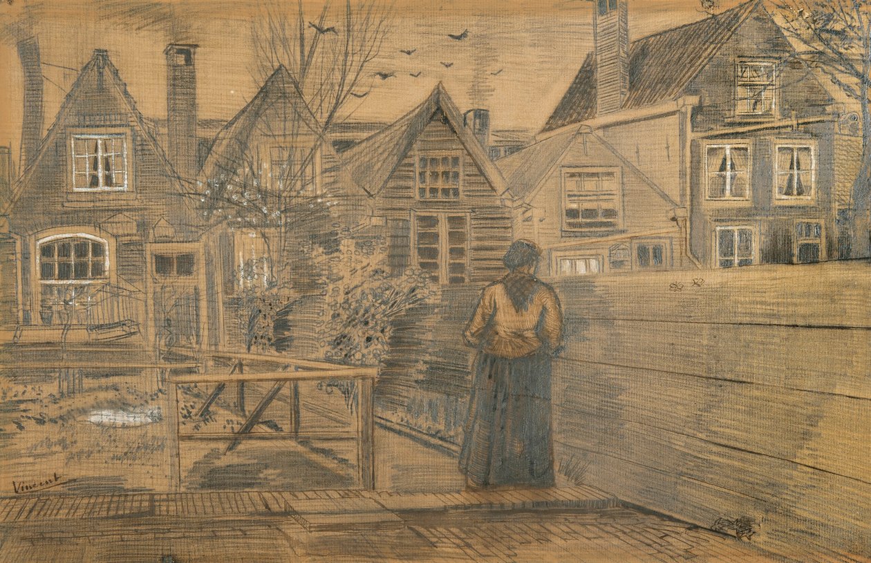 Dom Matki Siens (1882) autorstwa Vincent van Gogh
