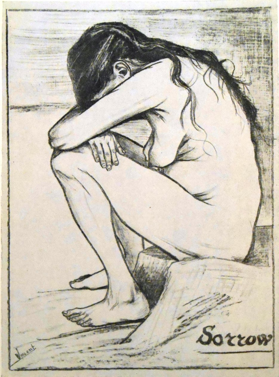 Smutek autorstwa Vincent van Gogh