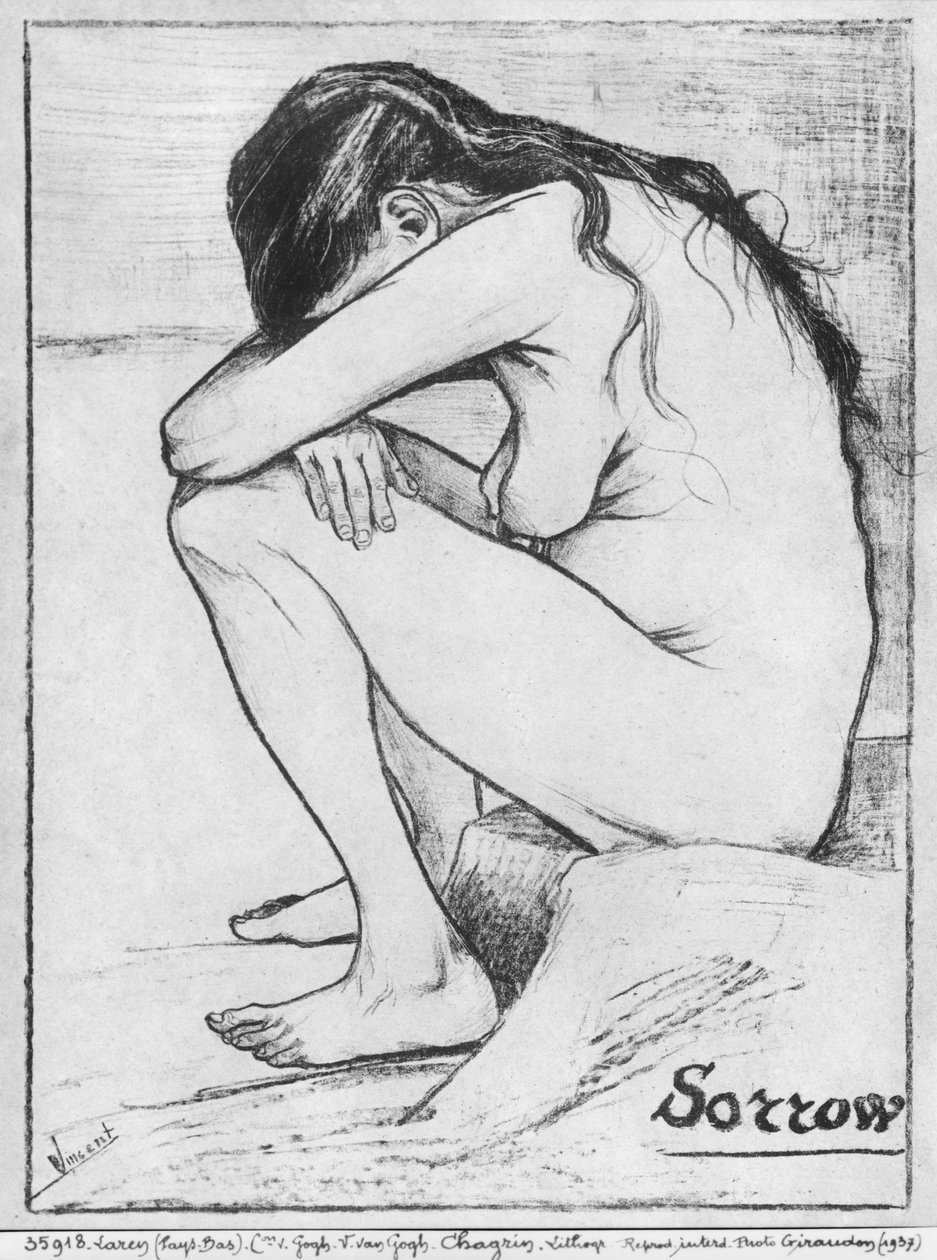Żal, 1882 autorstwa Vincent van Gogh