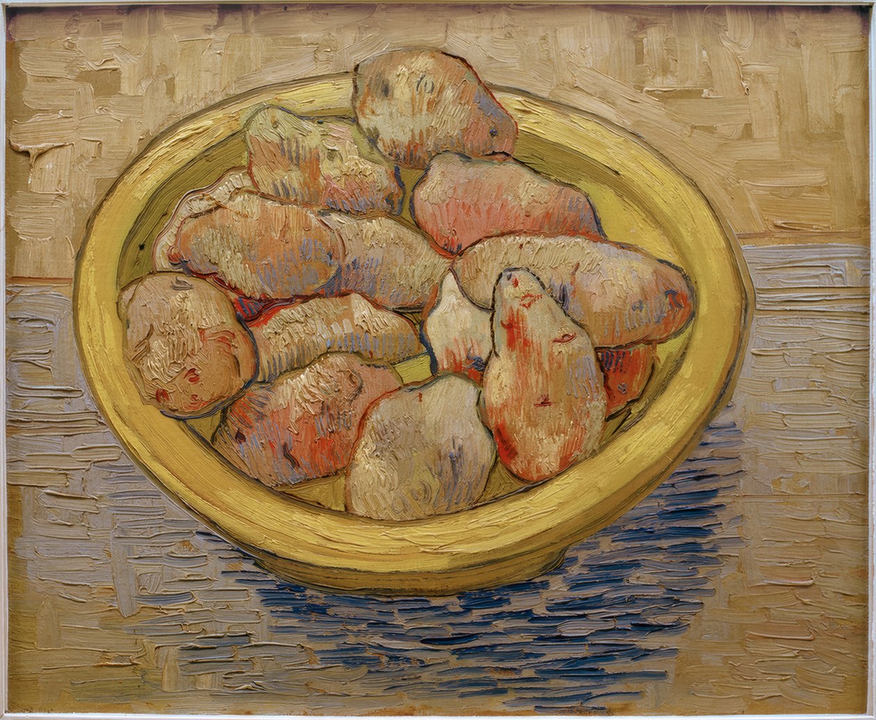 Martwa natura z ziemniakami w żółtej misce autorstwa Vincent van Gogh