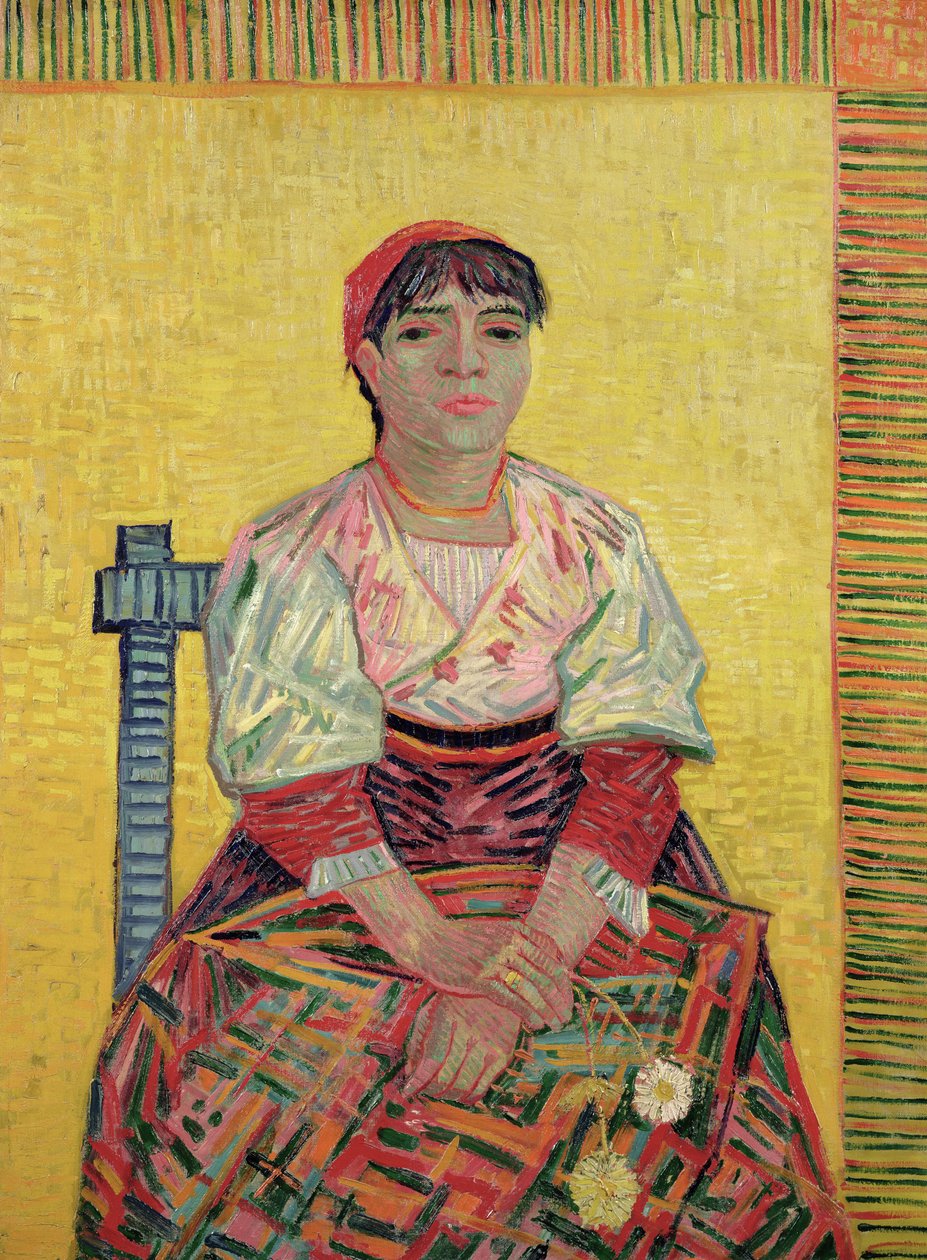 Włoszka: Agostina Segatori, 1887 autorstwa Vincent van Gogh