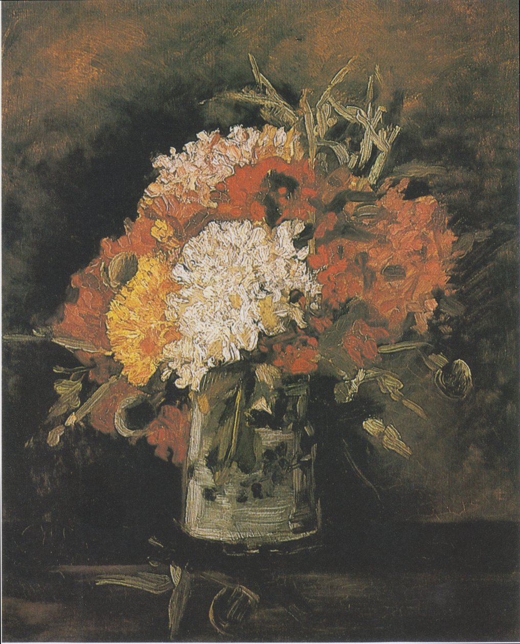 Wazon z goździkami 1 autorstwa Vincent van Gogh