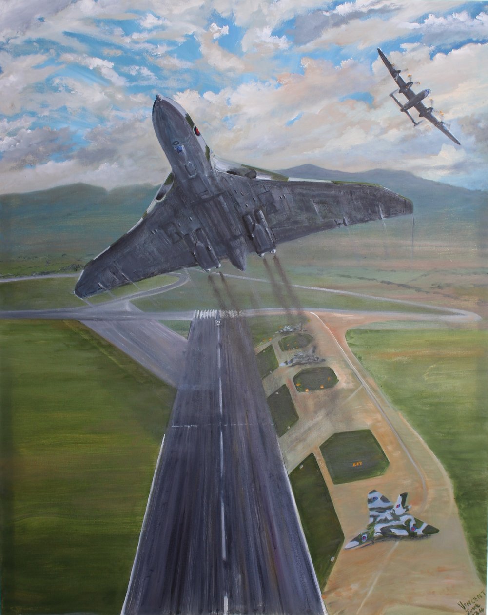 Avro Legends, 2024 (olej na płótnie) autorstwa Vincent Alexander Booth
