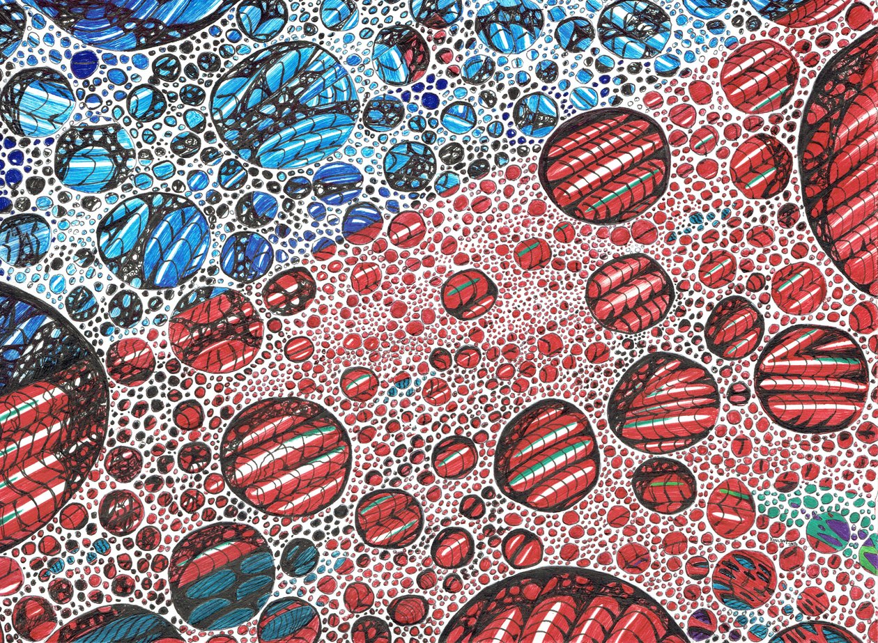 Casidlofaliton, 2016, (Tusz na papierze) autorstwa Vincent Alexander Booth