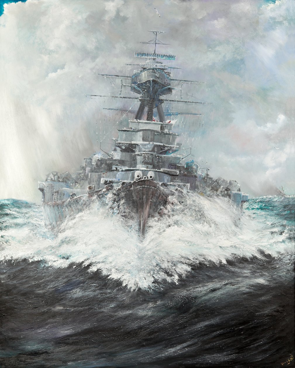 Kaptur HMS (2), 2016, autorstwa Vincent Alexander Booth