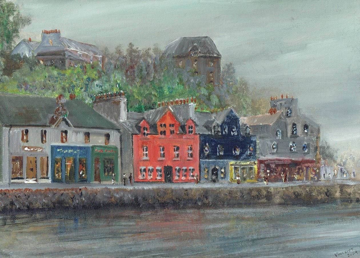 Tobermory w deszczu, 2009 autorstwa Vincent Alexander Booth