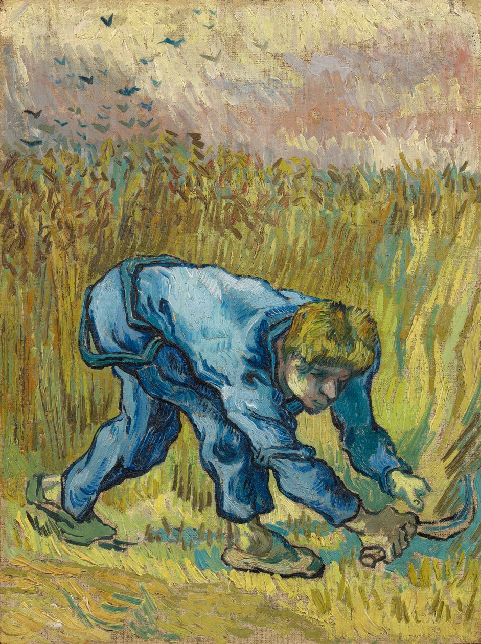 Żniwiarz po prosie, 1889. autorstwa Vincent van Gogh