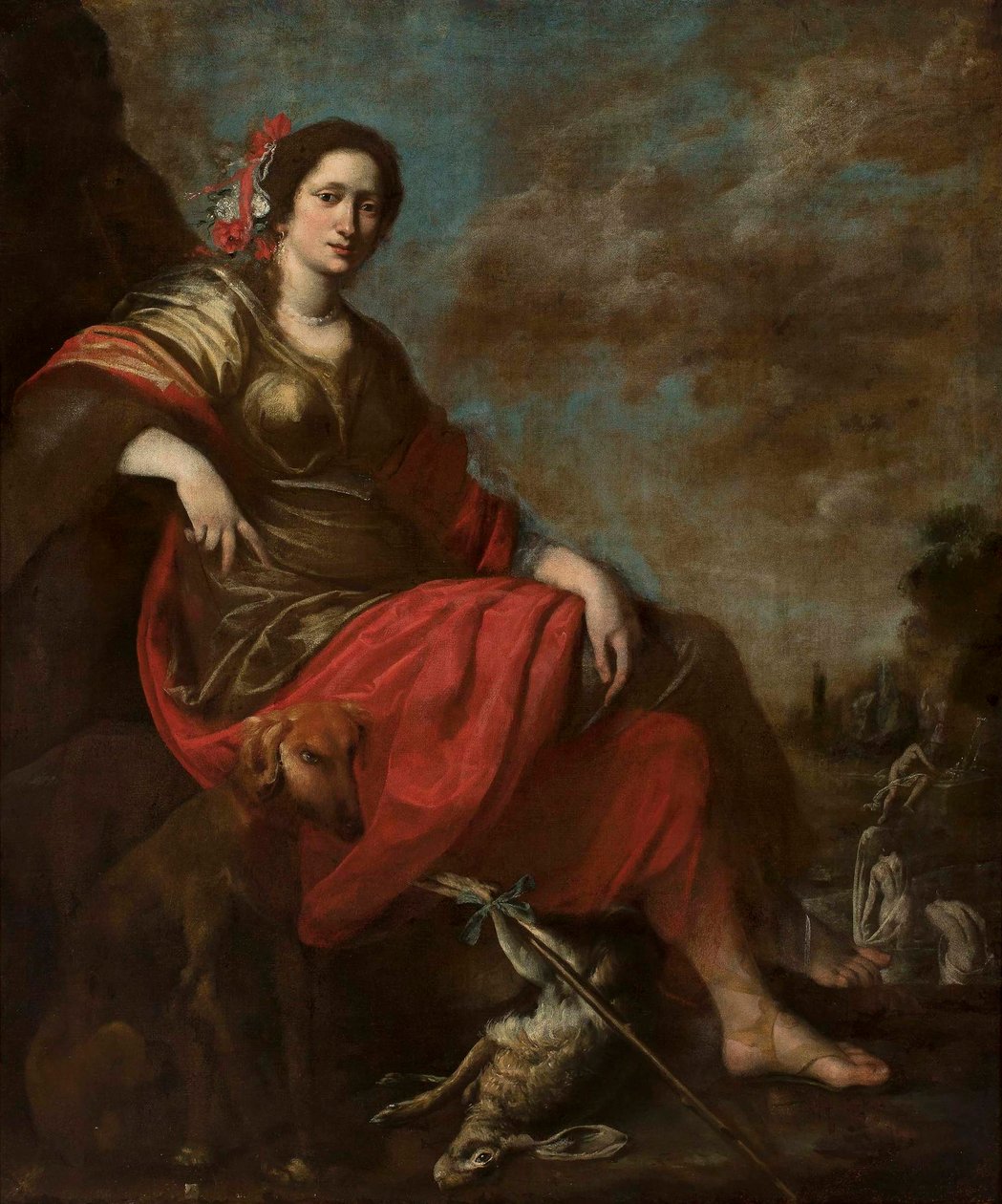 Diana łowczyni (bez ramki) autorstwa Vincent Malò (I)