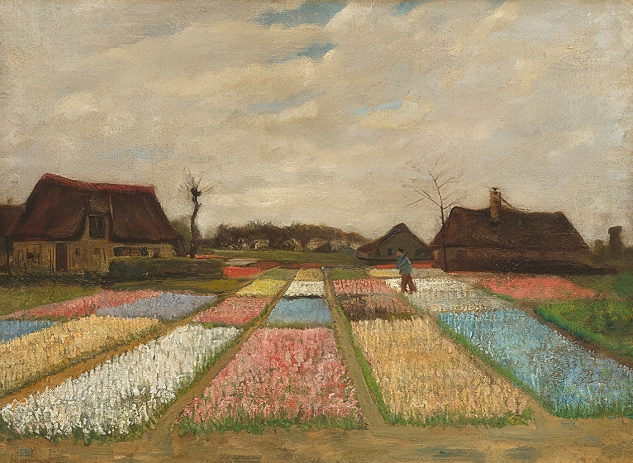 Kwietniki w Holandii. Około 1883 r. autorstwa Vincent van Gogh