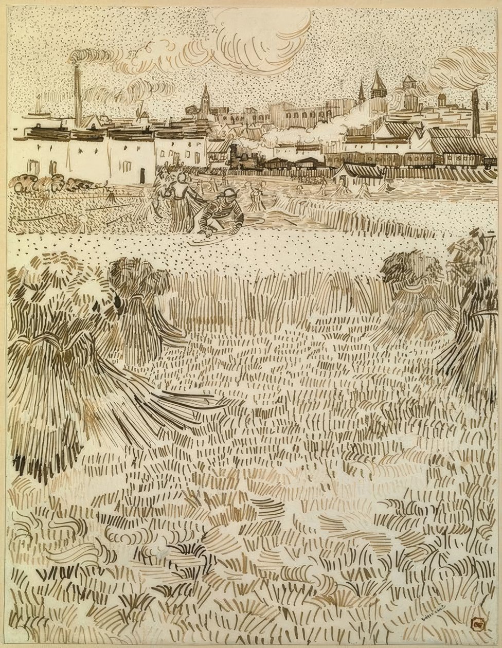 Żniwiarka autorstwa Vincent van Gogh