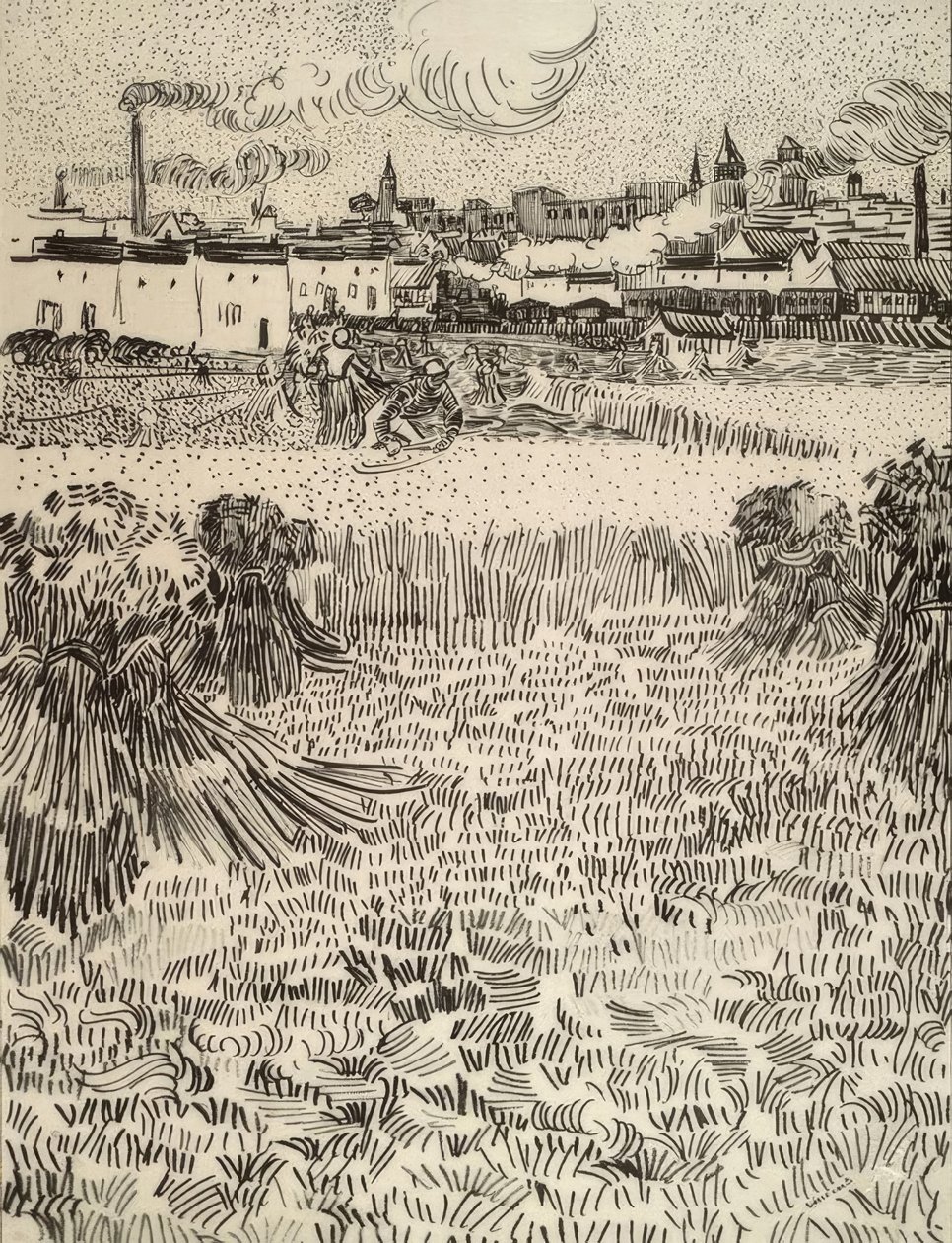 Żniwa autorstwa Vincent van Gogh