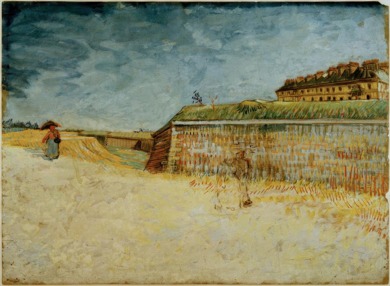 Mury obronne Paryża autorstwa Vincent van Gogh