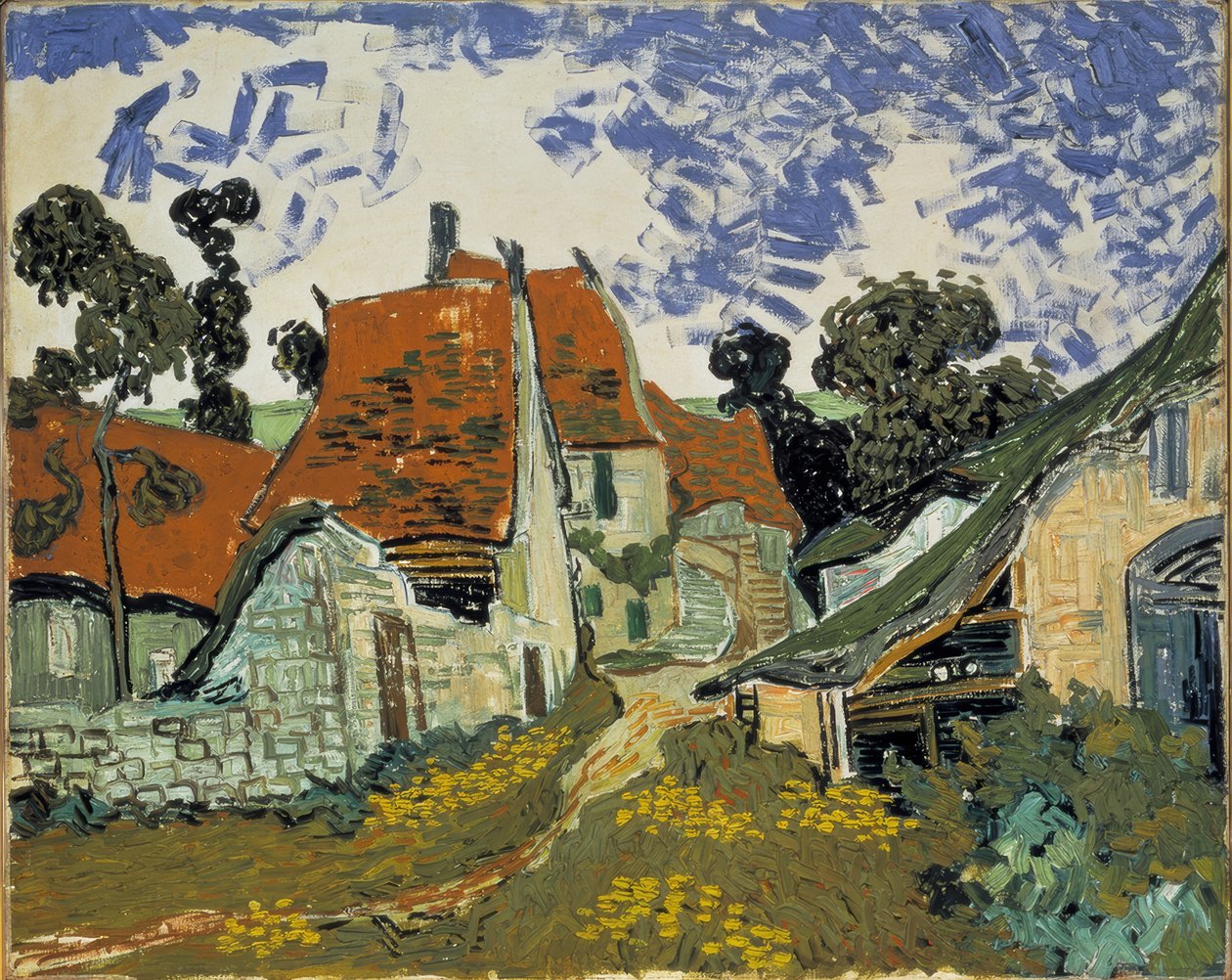 Dorfstraße w Auvers autorstwa Vincent van Gogh