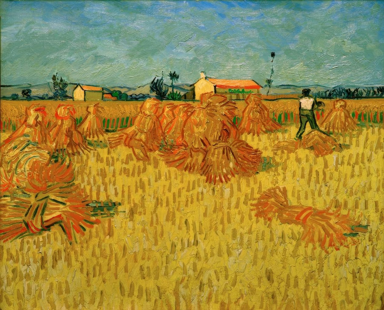 Żniwa w Prowansji autorstwa Vincent van Gogh