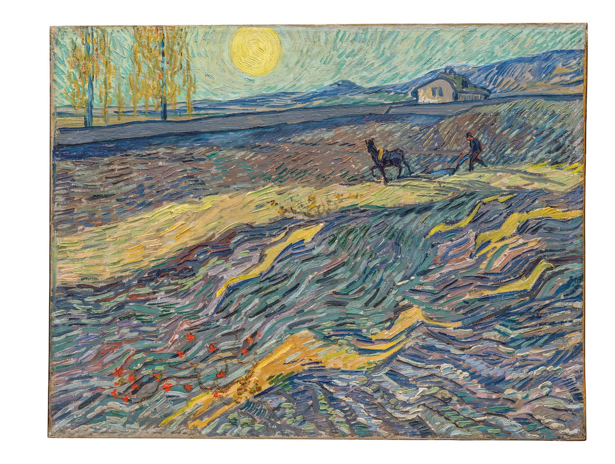 Rolnik na polu, 1889 autorstwa Vincent van Gogh