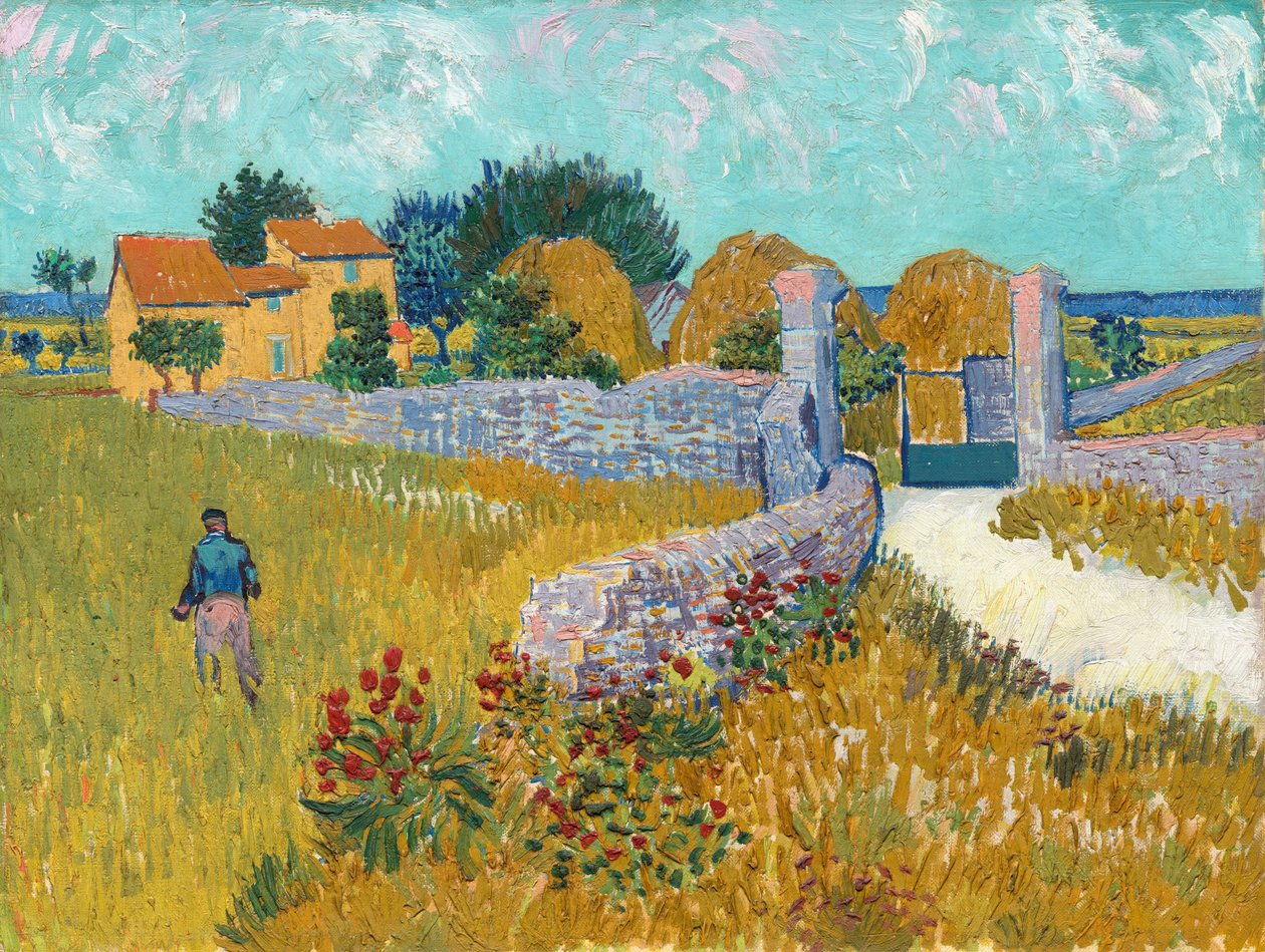 Dom wiejski w Prowansji, 1888. autorstwa Vincent van Gogh