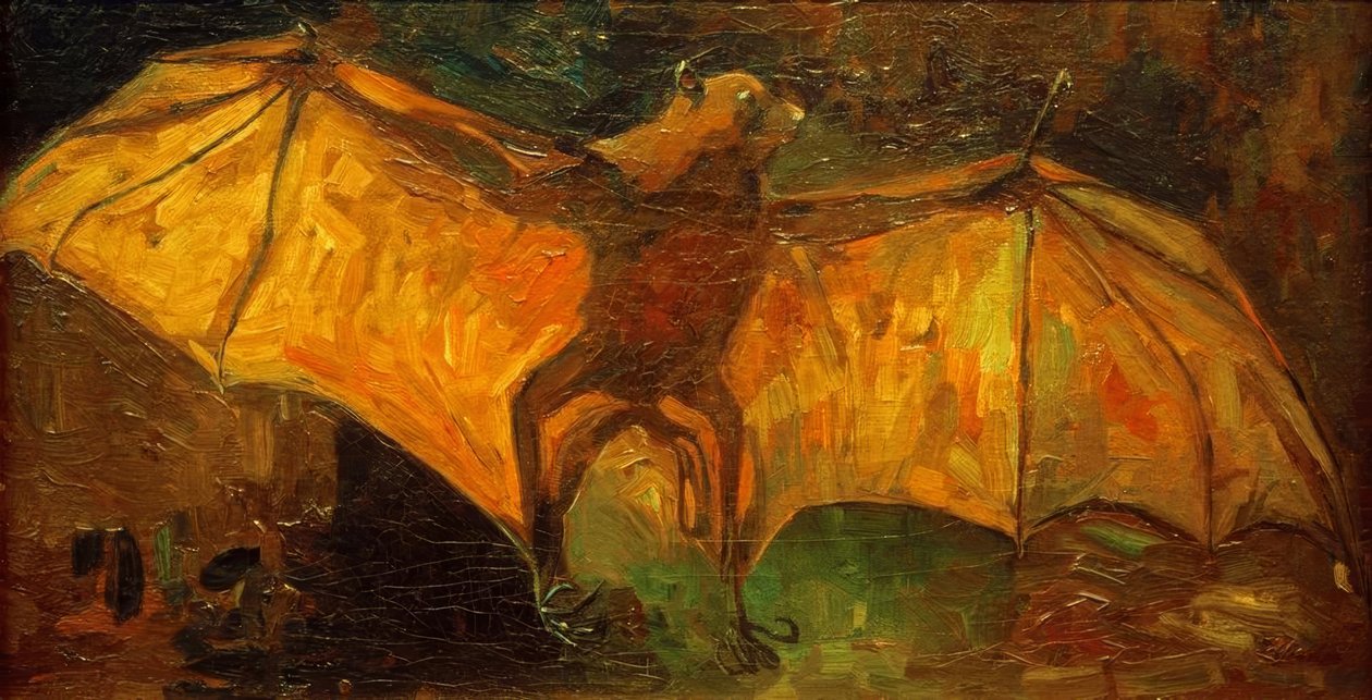 Latający pies (Kalong) autorstwa Vincent van Gogh