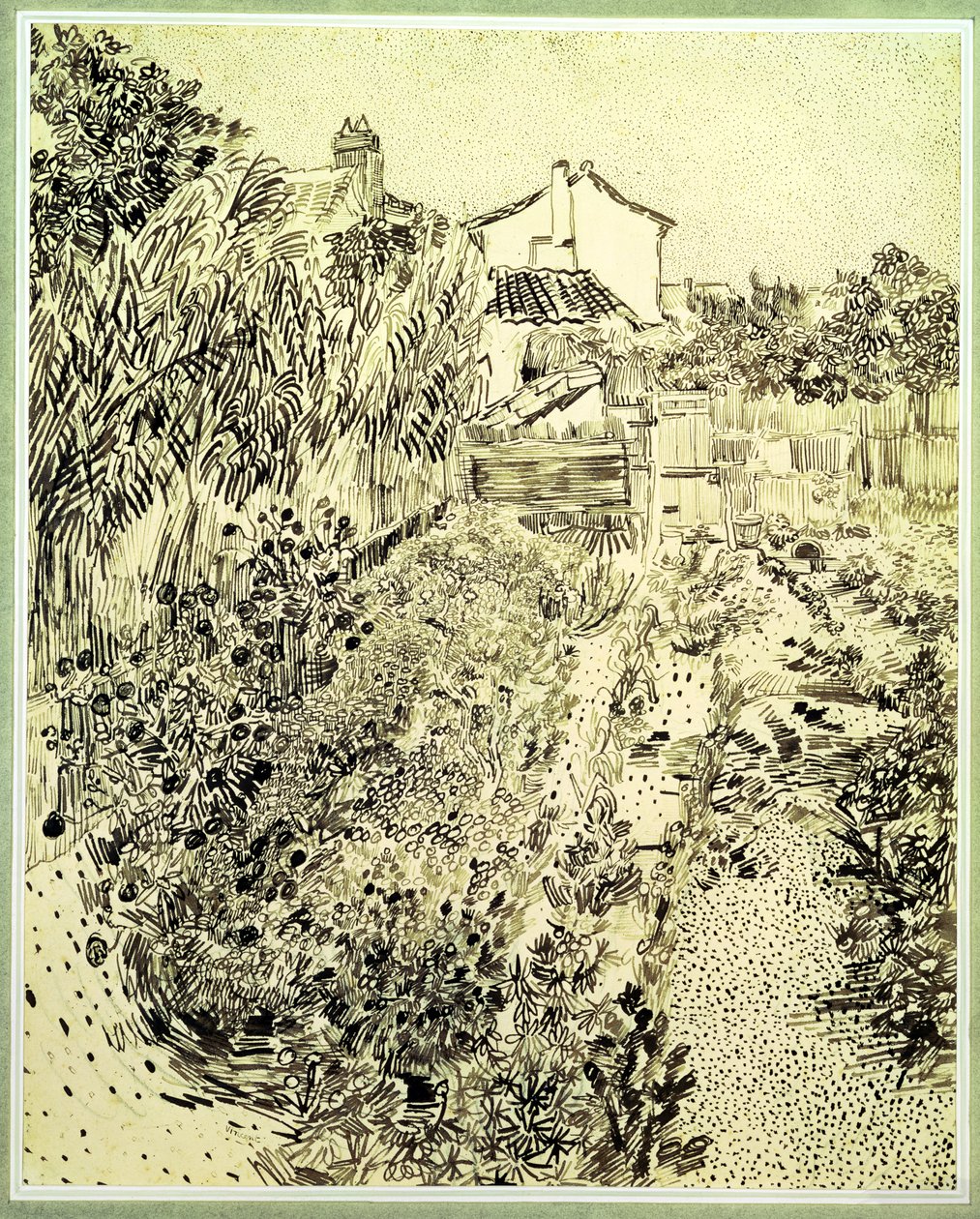 Ogród Kwiatów, 1888 autorstwa Vincent van Gogh