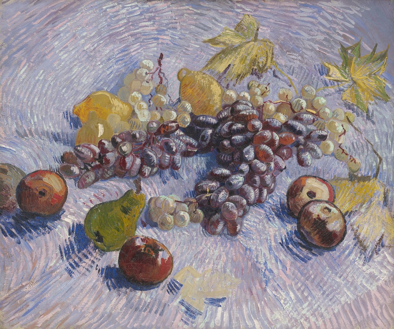 Winogrona, Cytryny, Gruszki i Jabłka, 1887 autorstwa Vincent van Gogh