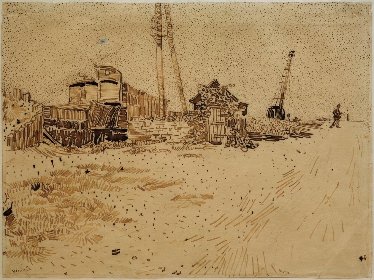 Magazyn kolejowy autorstwa Vincent van Gogh