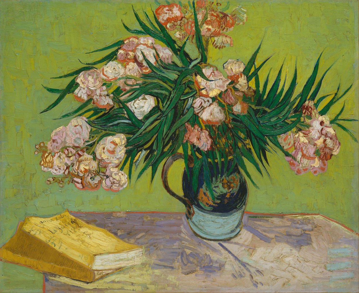 Oleandry, 1888. autorstwa Vincent van Gogh