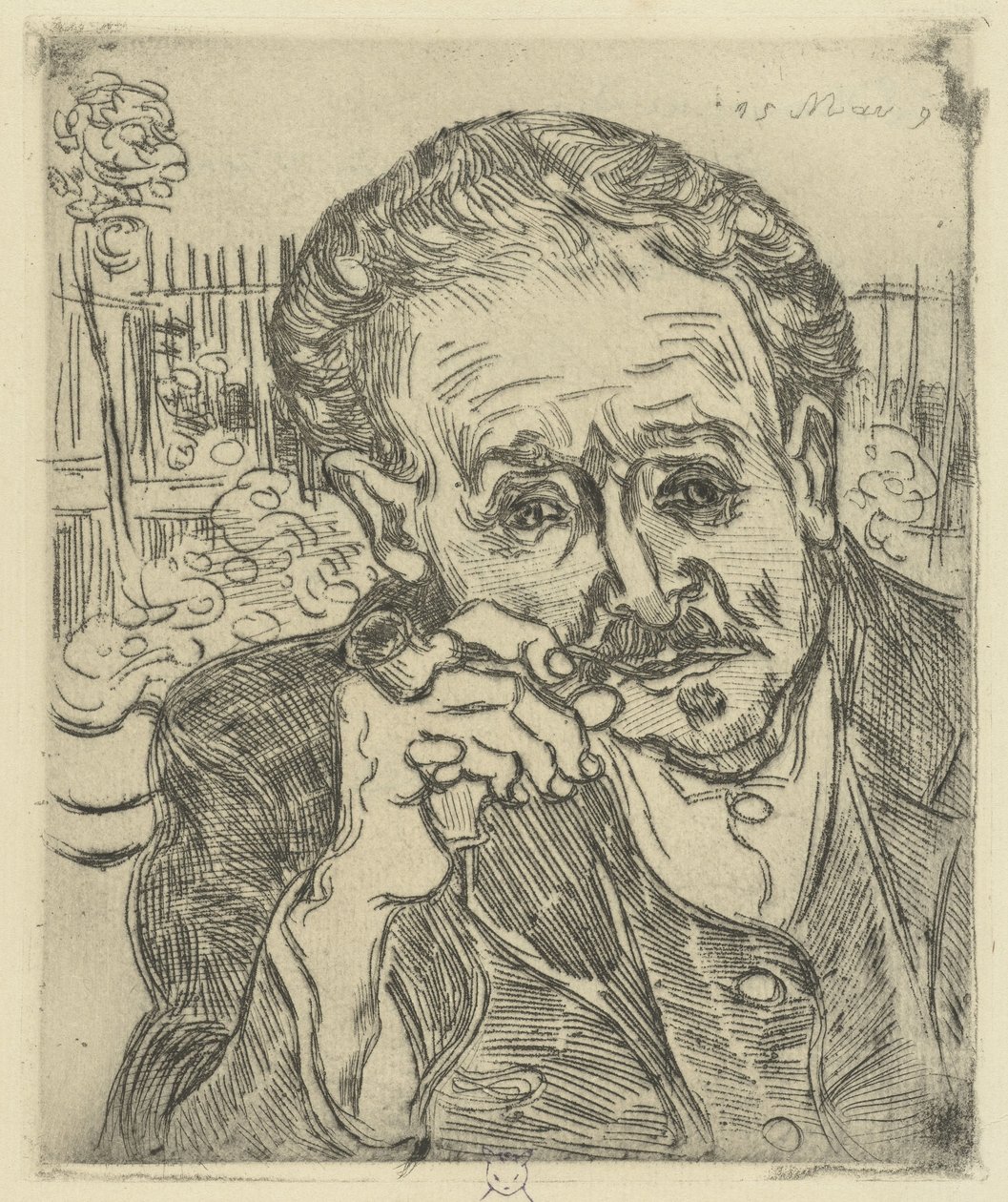 Portret dr Gacheta autorstwa Vincent van Gogh