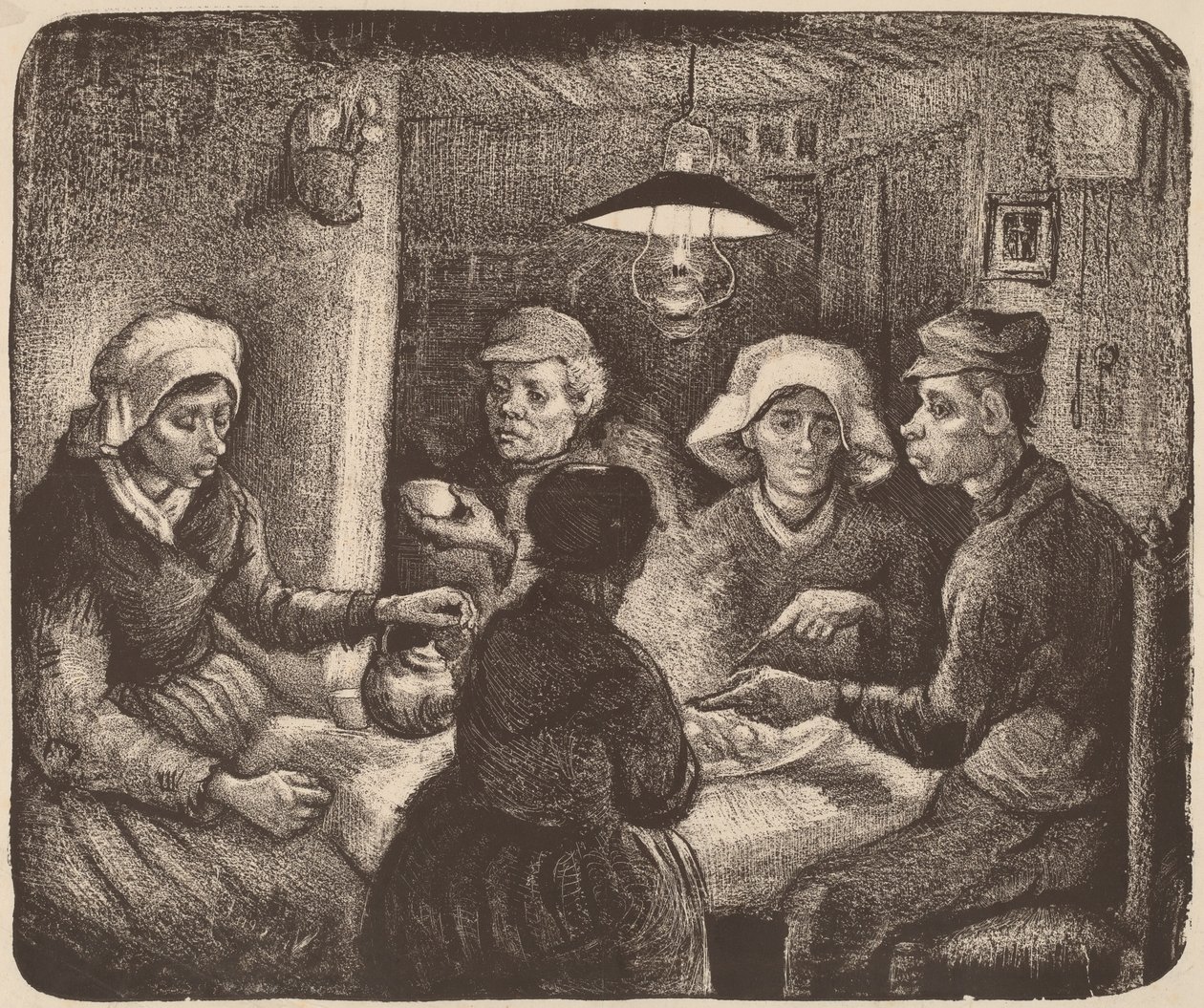 Zjadacze ziemniaków, 1885. autorstwa Vincent van Gogh