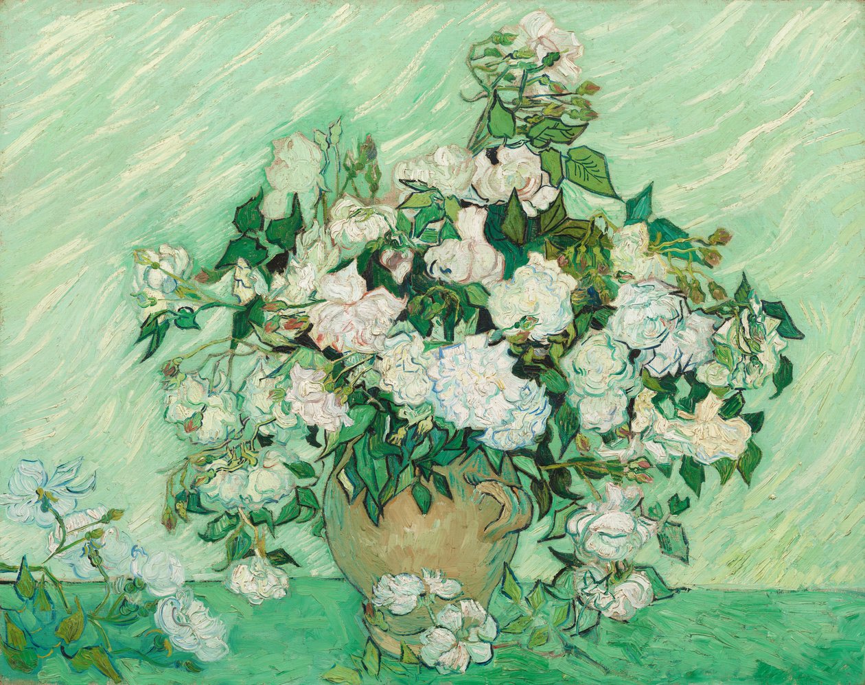 Róże, 1890. autorstwa Vincent van Gogh