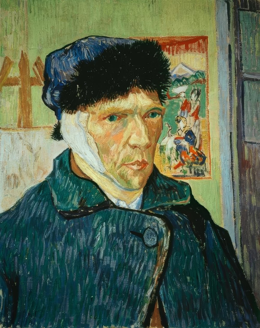 Autoportret z zabandażowanym uchem autorstwa Vincent van Gogh