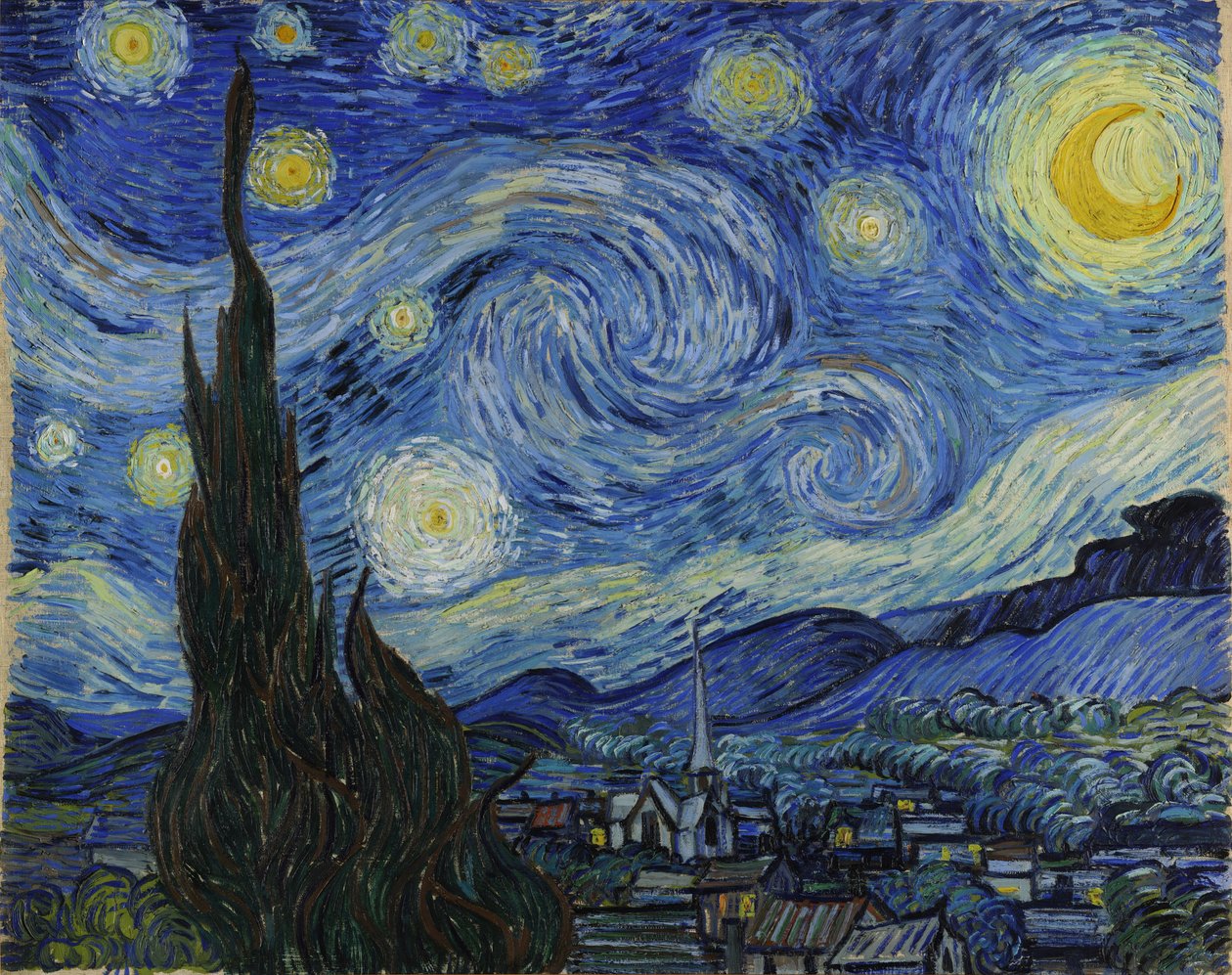 Gwieździsta noc autorstwa Vincent van Gogh