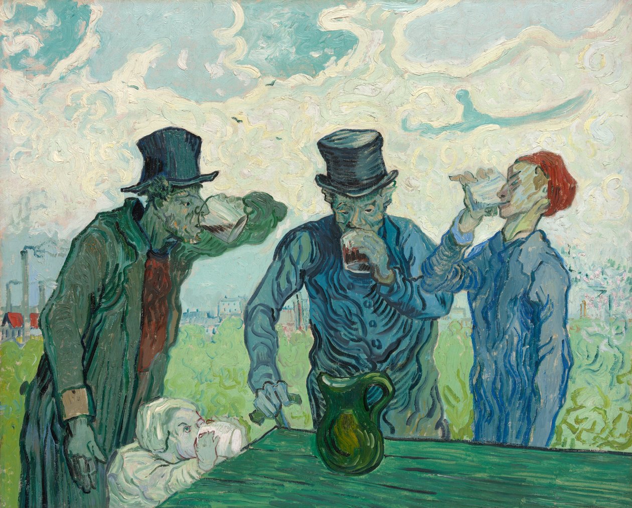 Pijący autorstwa Vincent van Gogh