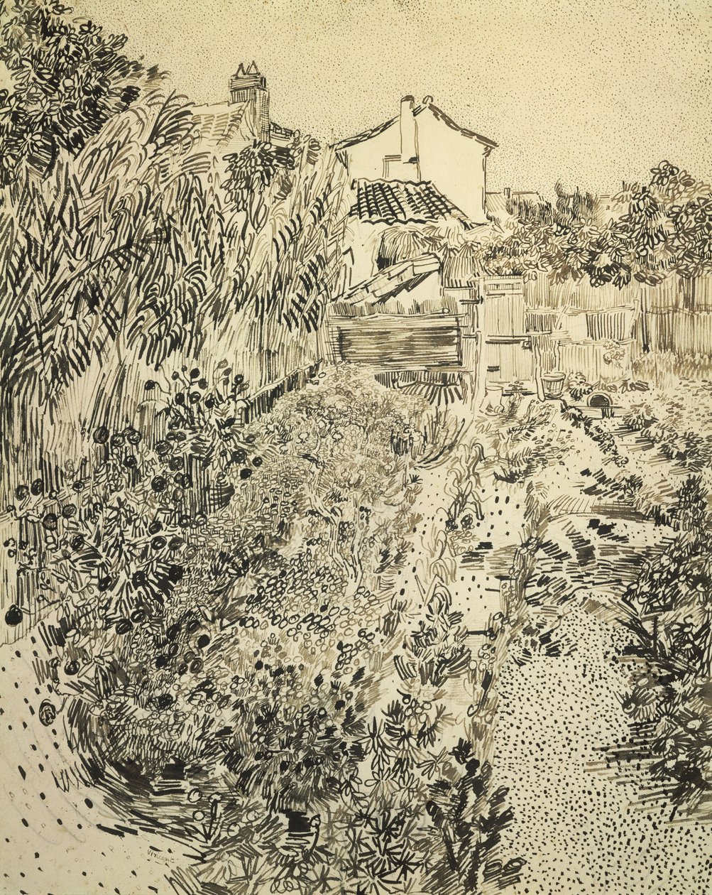 Ogród kwiatowy, 1888 autorstwa Vincent van Gogh