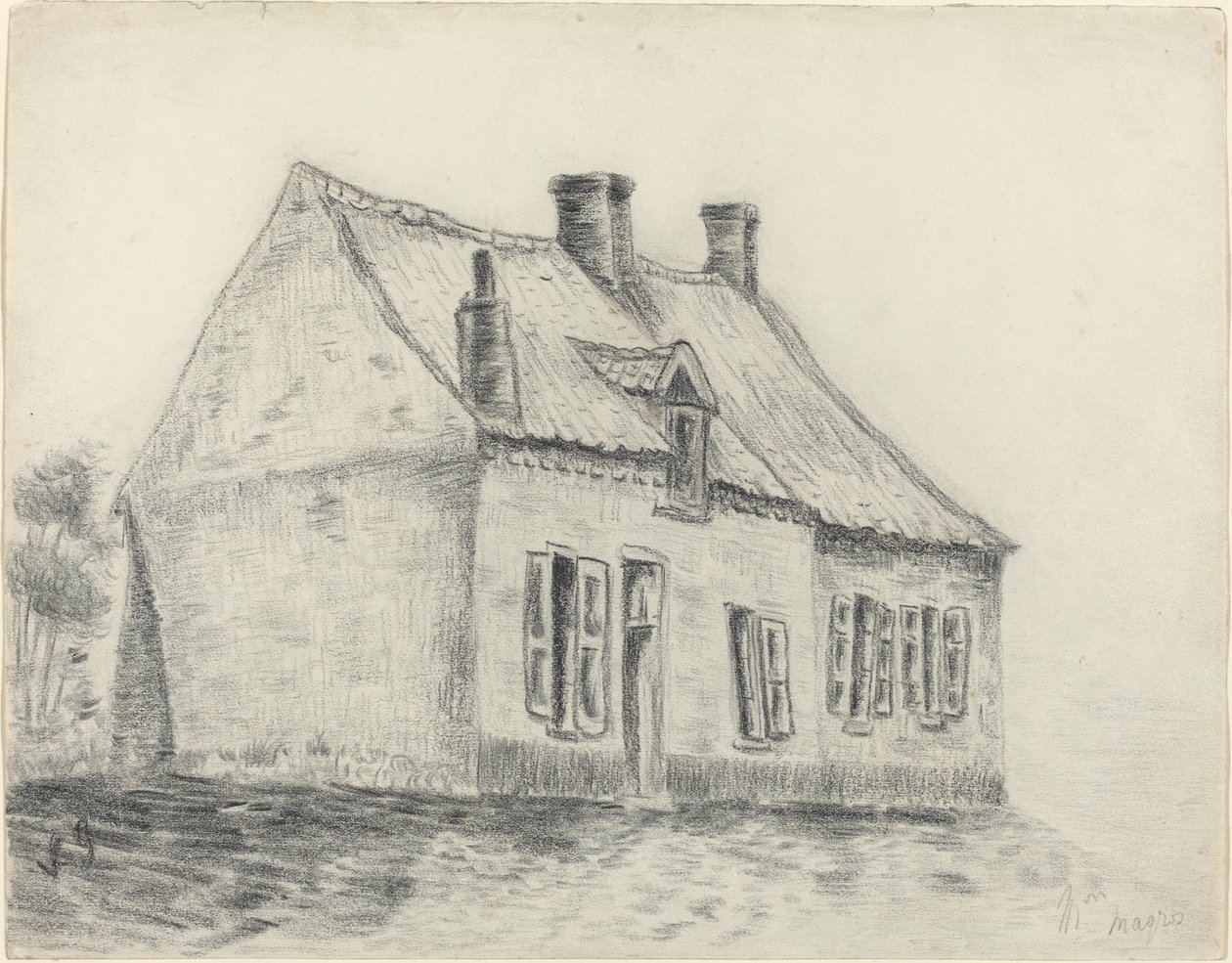 Dom Magrota, Cuesmes, c. 18791880. autorstwa Vincent van Gogh