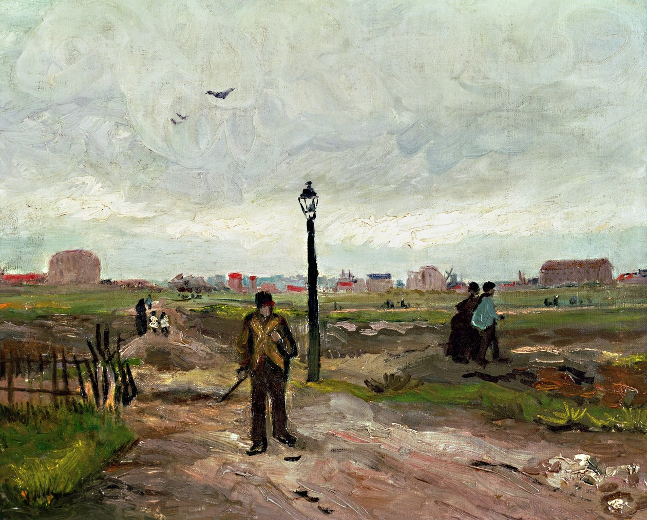Przedmieścia Paryża, 1886 autorstwa Vincent van Gogh
