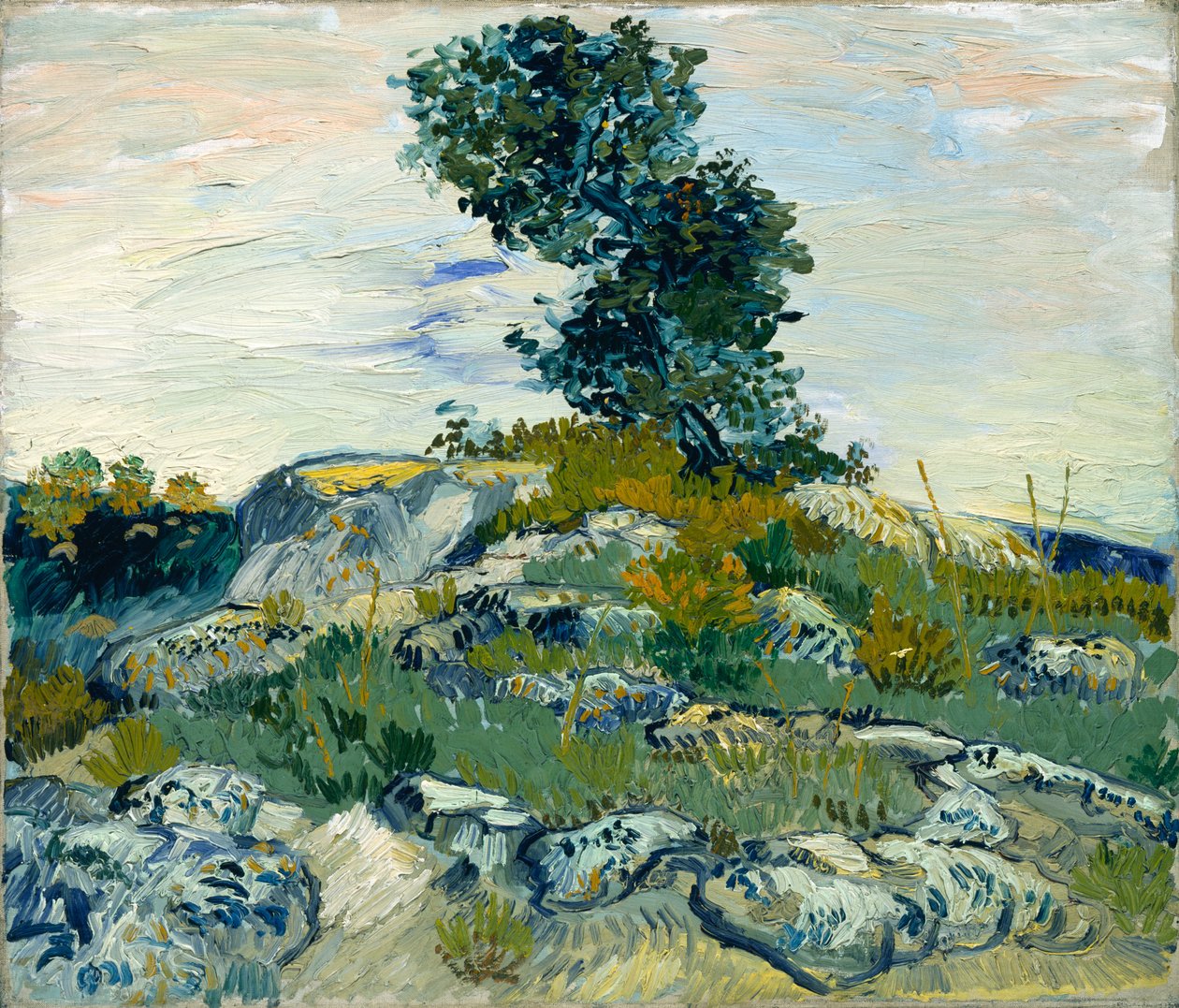 Skały autorstwa Vincent van Gogh