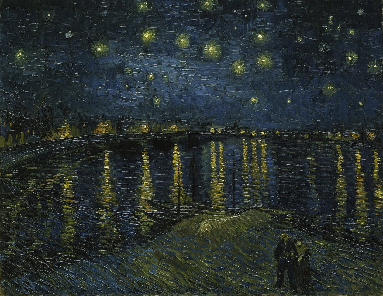 Gwiaździsta noc, 1888 autorstwa Vincent van Gogh