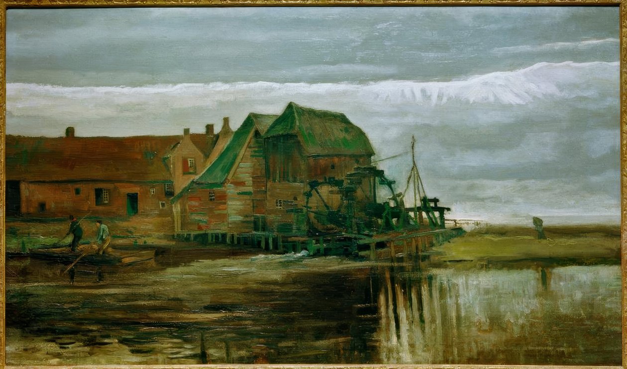 Młyn wodny w Gennep autorstwa Vincent van Gogh
