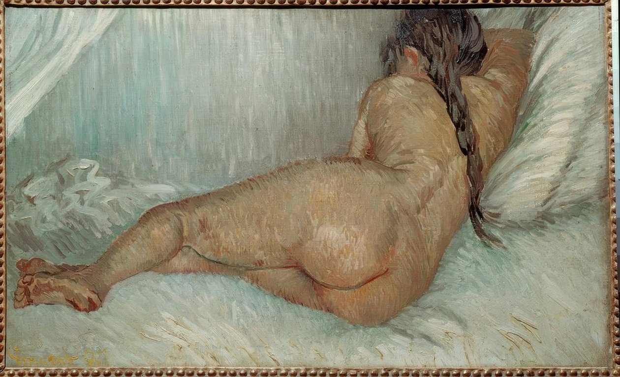 Akt kobiecy od tyłu autorstwa Vincent van Gogh