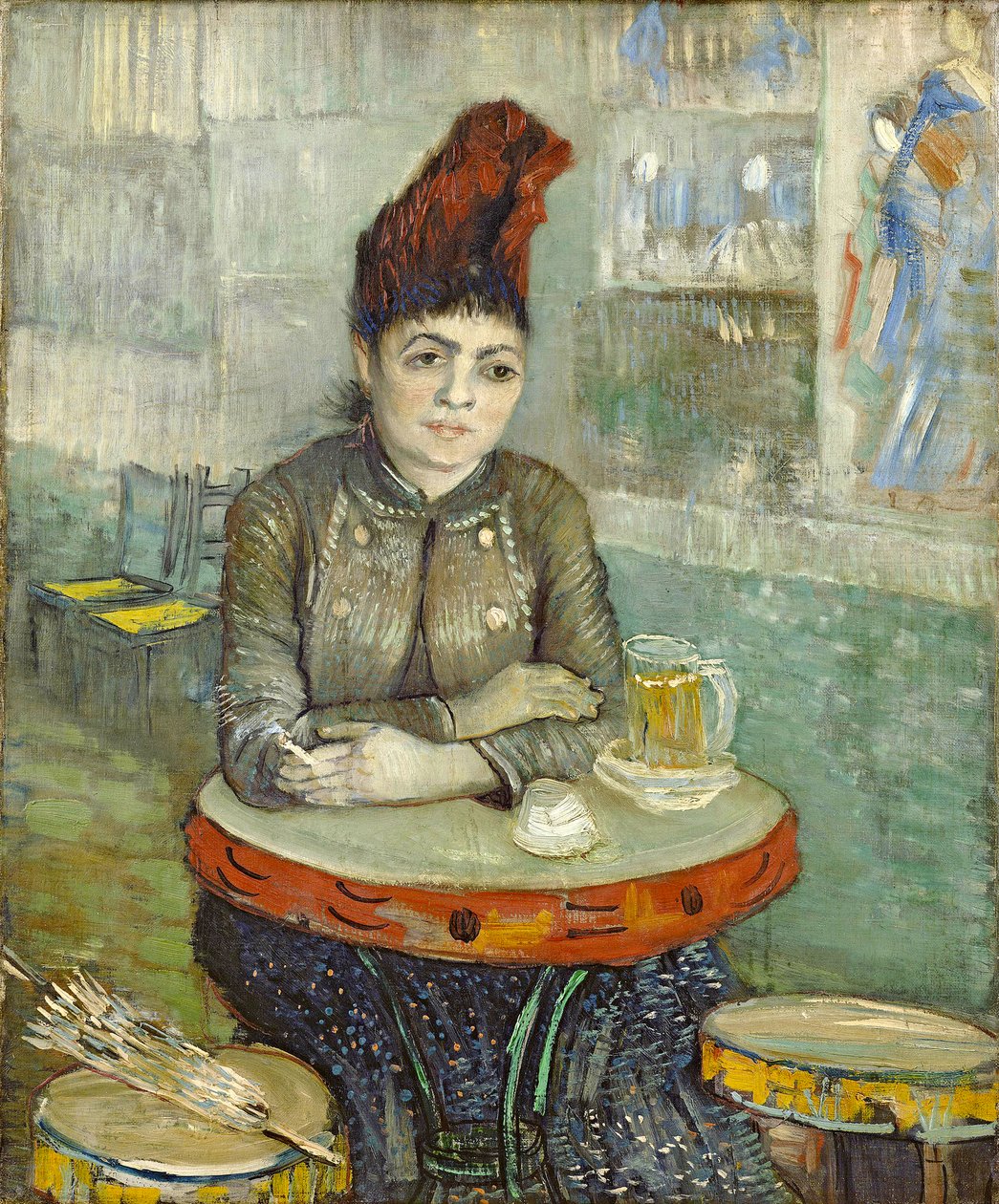 Kobieta w „Cafe Tambourin” autorstwa Vincent van Gogh