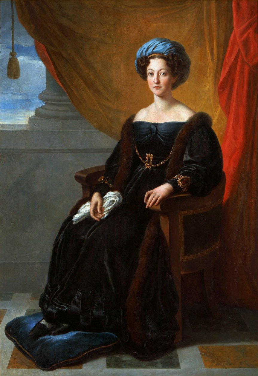 Portrait of Klementyna Ostrowska née Sanguszko. autorstwa Vincenzo Camuccini