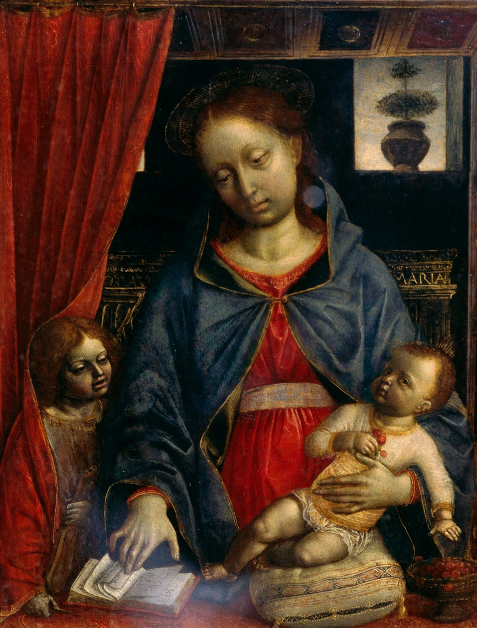 Madonna z Dzieciątkiem z Aniołem autorstwa Vincenzo Foppa