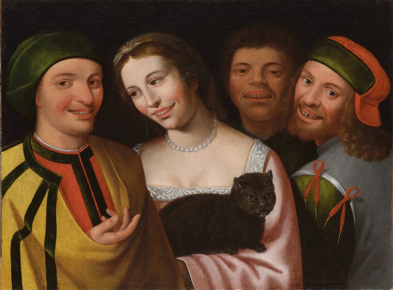 Alegoria hipokryzji. autorstwa Vincenzo Campi