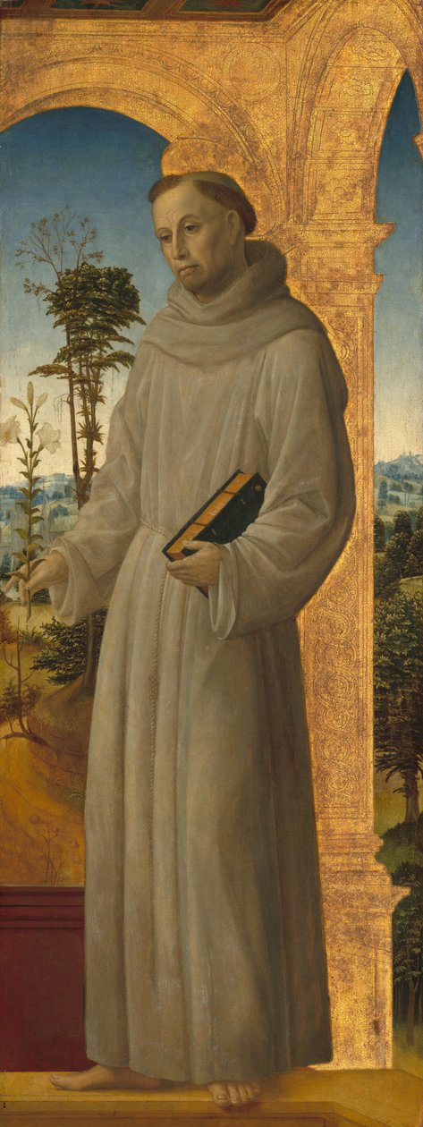 Św. Antoni Padewski, c. 14951500. autorstwa Vincenzo Foppa