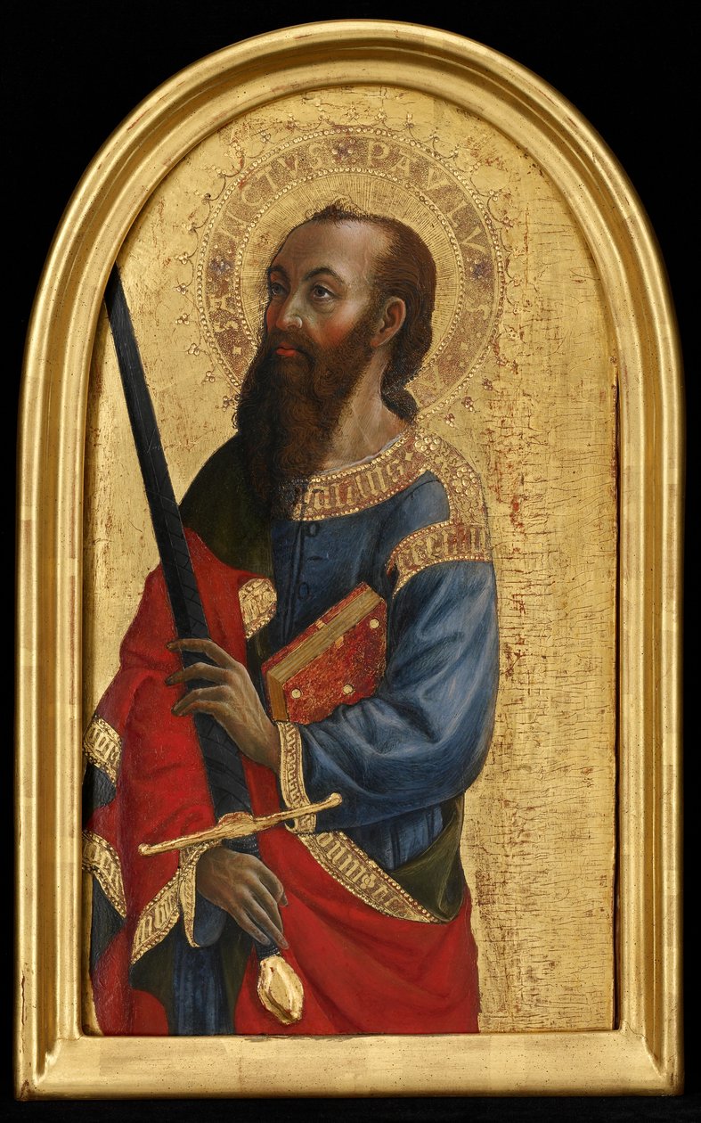 Św. Paweł, ok.1450-60 (tempera na desce) autorstwa Vincenzo Foppa